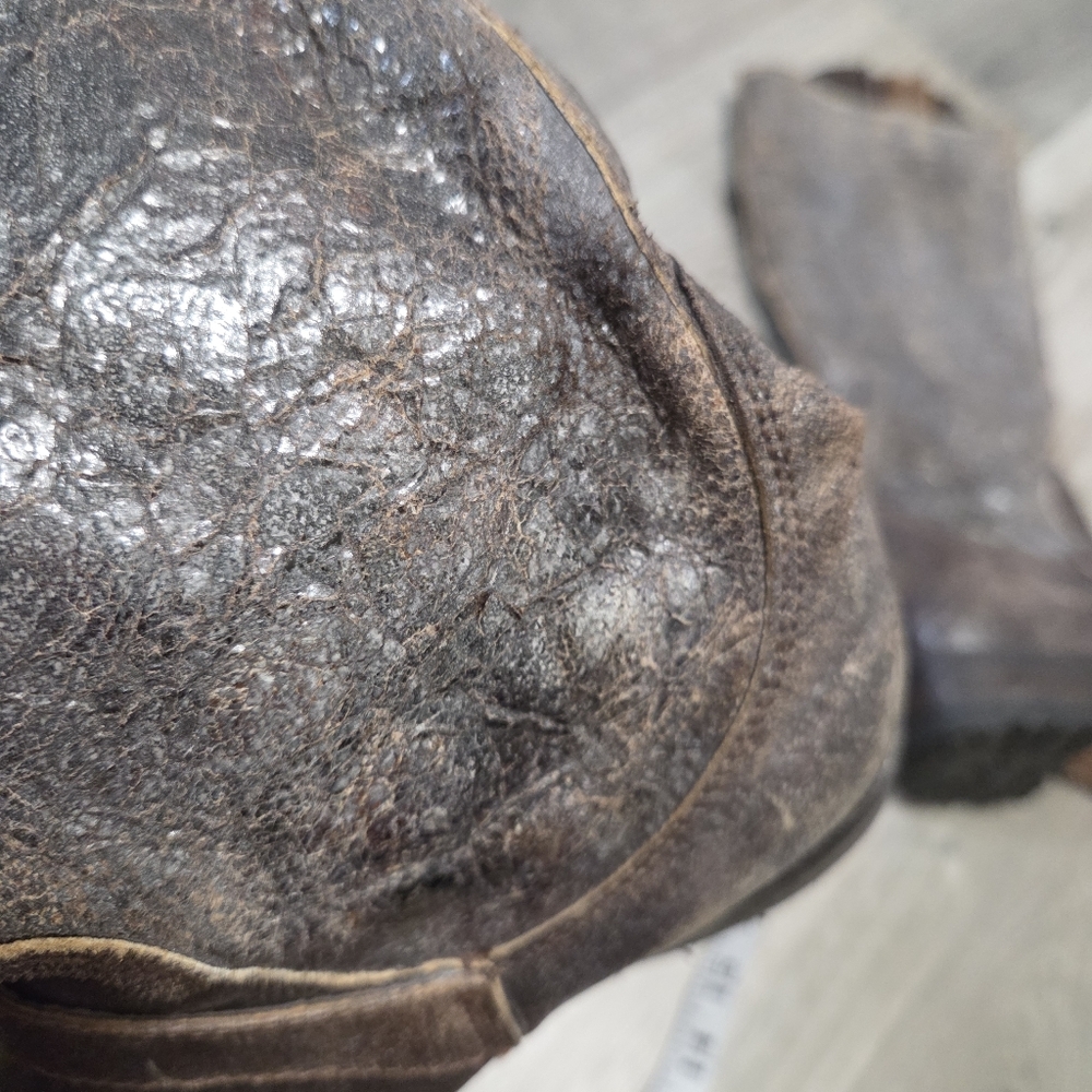 Sendra Distressed Brown Leather Engineer Boots Goodyear Welt Made in Spain - Picture 13 of 13